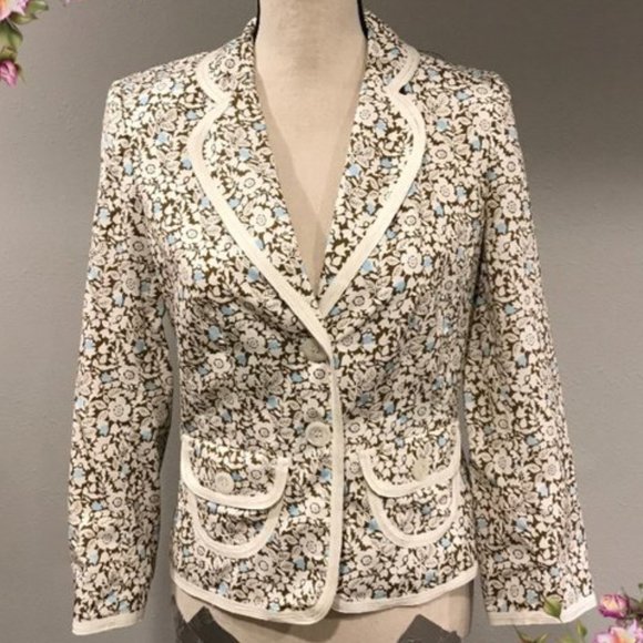 Express Jackets & Blazers - Express Floral Print Lightweight Jacket.  2